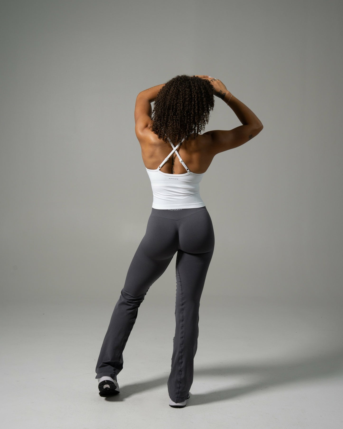 Pump Mid Rise Flared Pant - Thunderstorm | Alphalete