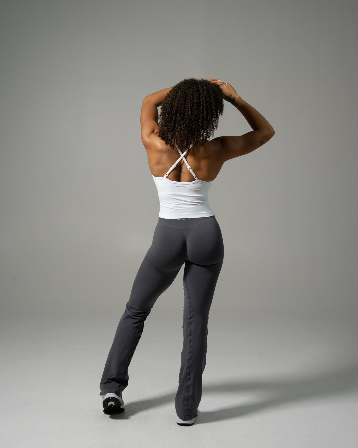 Pump Mid Rise Flared Pant - Thunderstorm | Alphalete