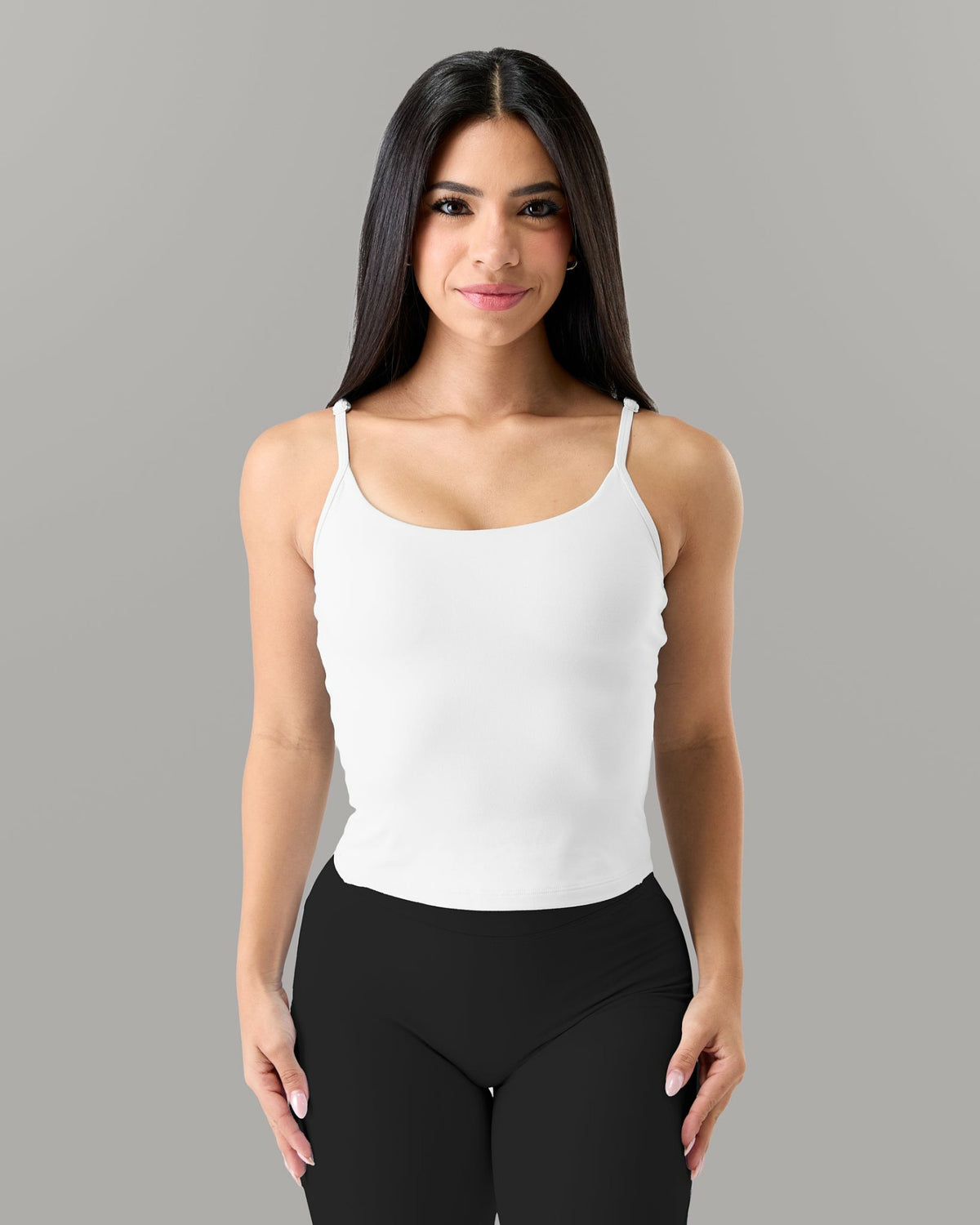 Aura Form Tank - White - Workout Clothes For Women | Alphalete