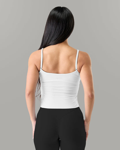 Aura Form Tank - White - Workout Clothes For Women | Alphalete