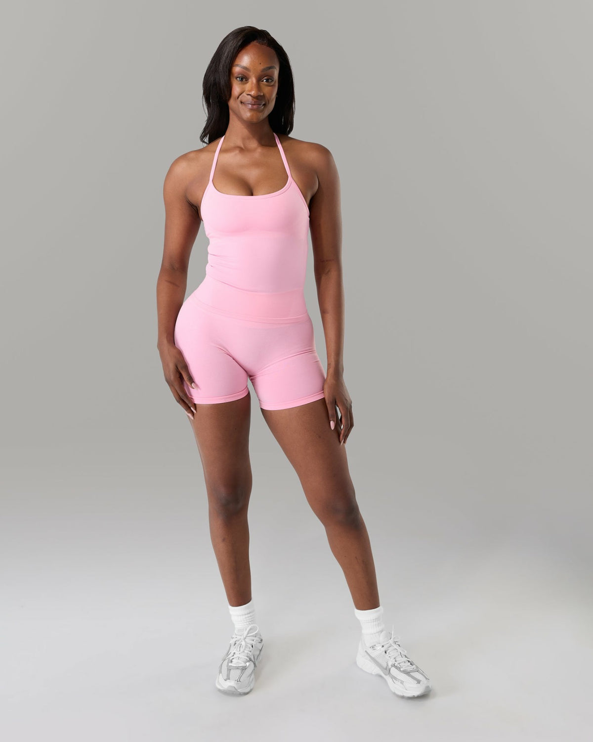 Halter Push Tank - Rose - Workout Clothes For Women | Alphalete