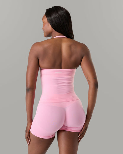 Halter Push Tank - Rose - Workout Clothes For Women | Alphalete
