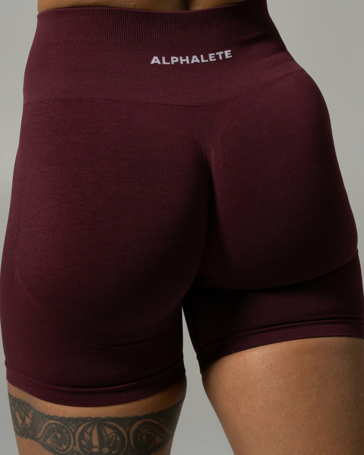 Pump High Rise Short - Merlot - Workout Clothes For Women | Alphalete
