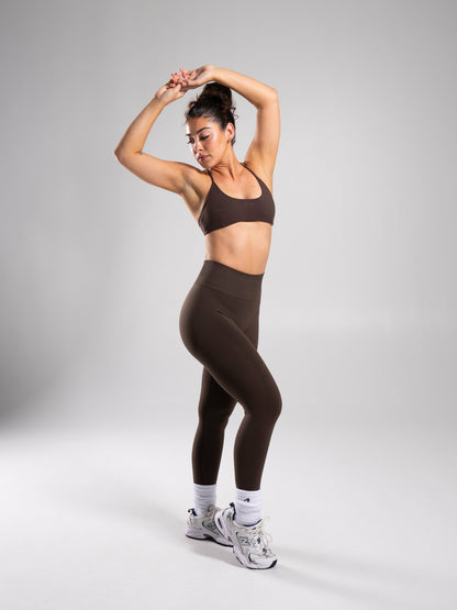 Pump High Rise Legging - Walnut | Alphalete