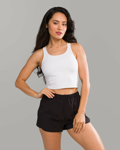 Flex Tank - White - Workout Clothes For Women | Alphalete