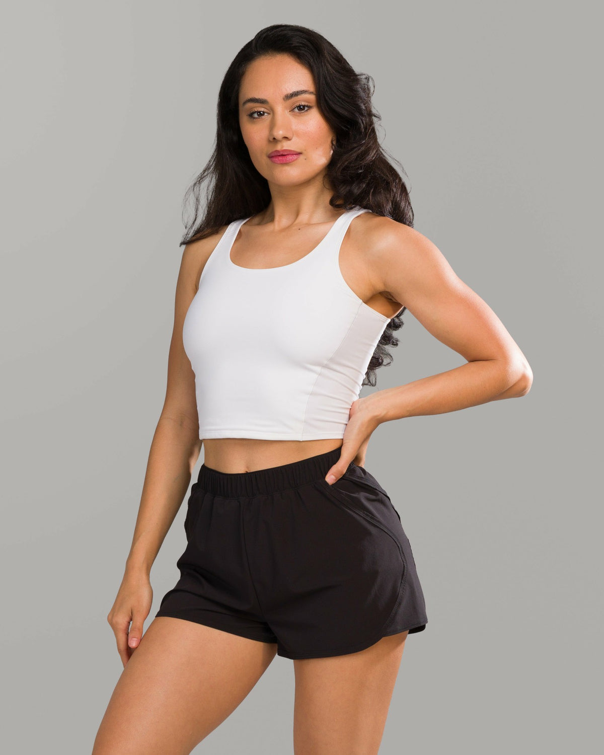 Flex Tank - White - Workout Clothes For Women | Alphalete