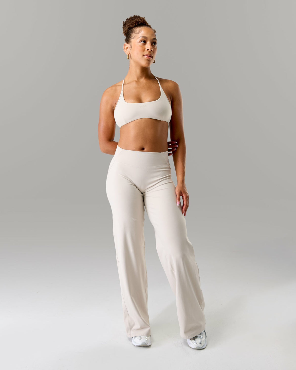 Aura Wide Leg Pant - Wheat - Workout Clothes For Women | Alphalete