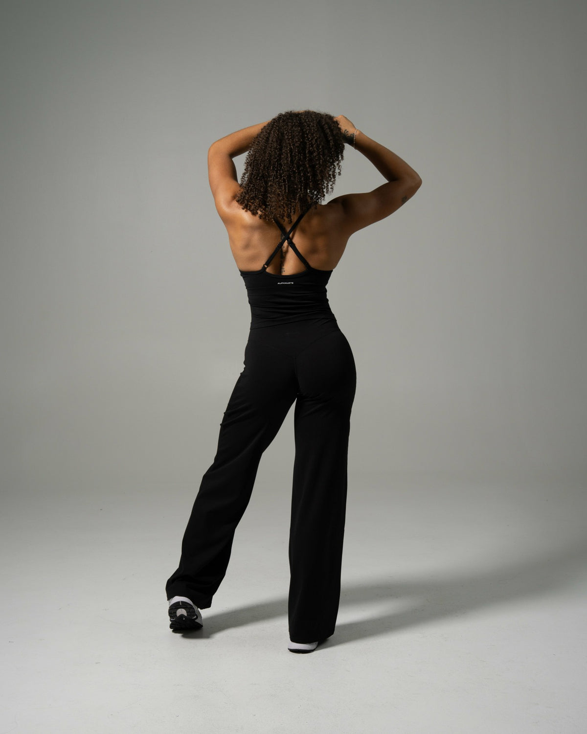 Aura Wide Leg Pant - Black - Workout Clothes For Women | Alphalete