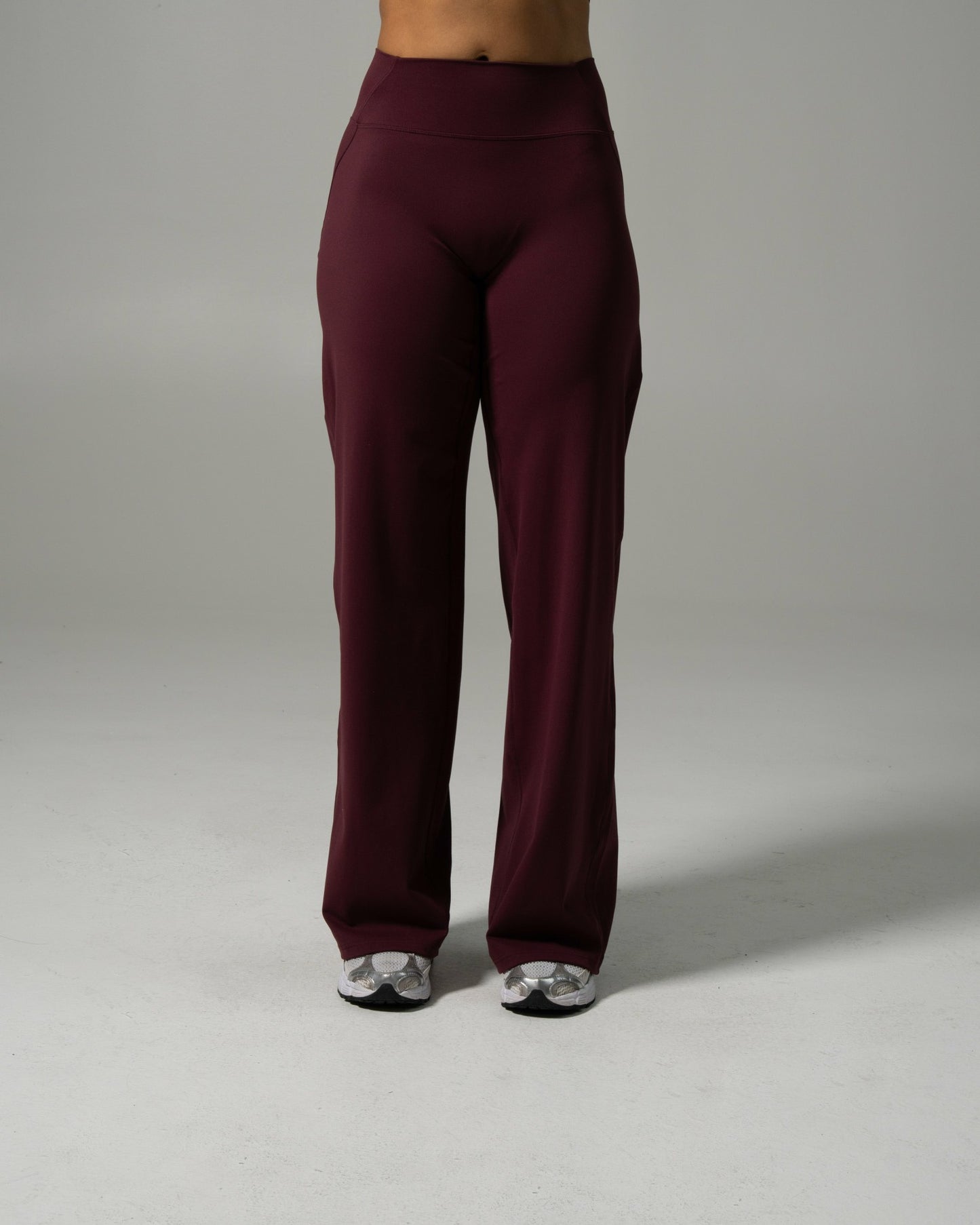 Aura Wide Leg Pant - Merlot - Workout Clothes For Women | Alphalete