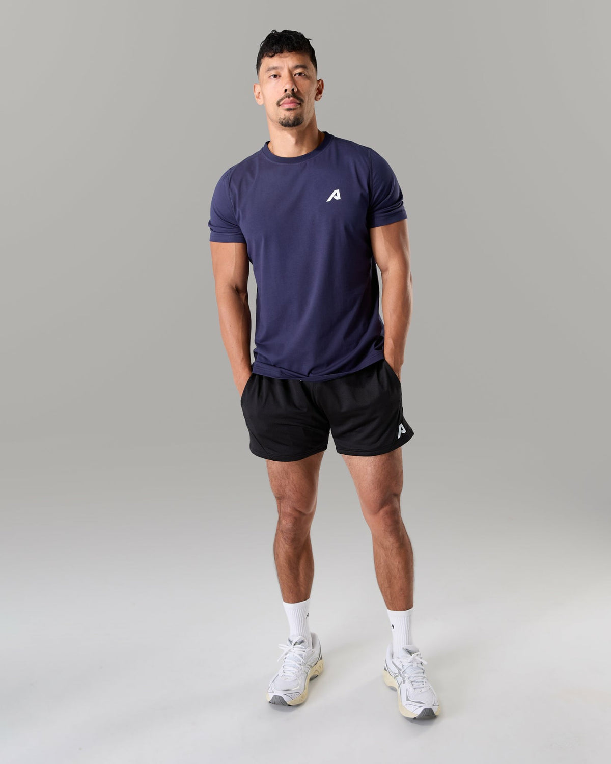 Momentum Tee - Core Navy - Mens Workout Tee | Alphalete
