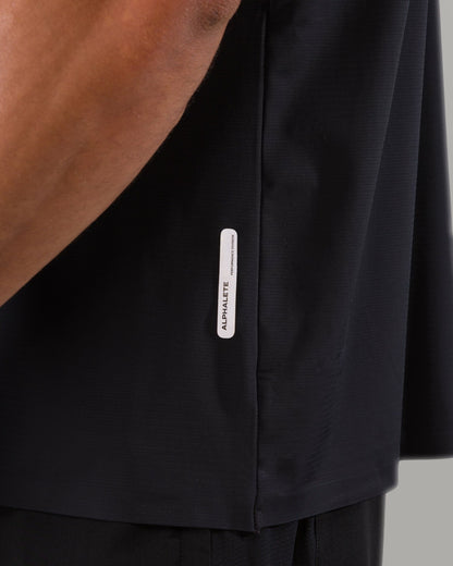 Proflex Tee - Black - Mens Workout Tee | Alphalete