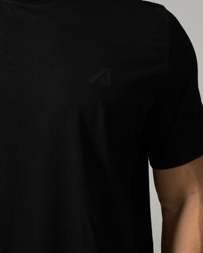Momentum Tee - Black - Mens Workout Tee | Alphalete