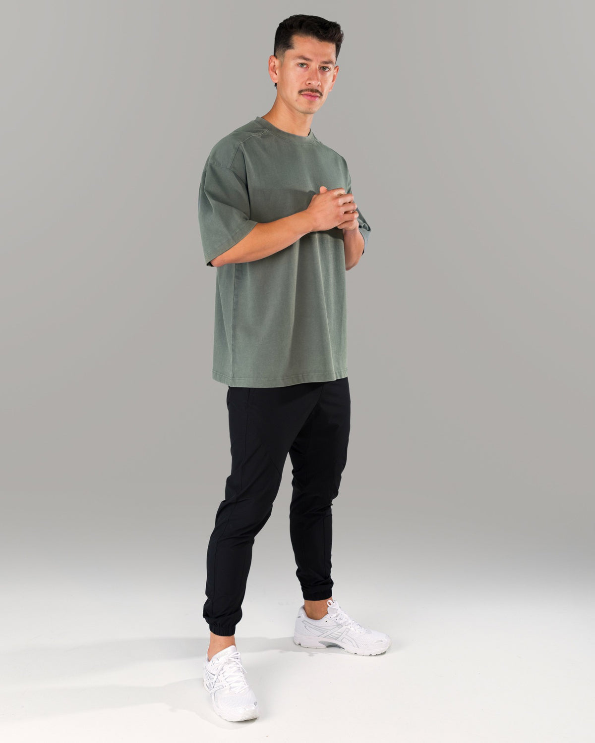 Union Mineral Tee - Washed Grey - Mens Workout Tee | Alphalete