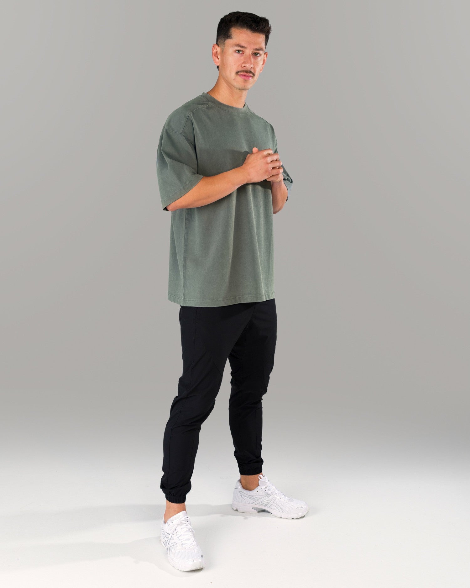 Union Mineral Tee - Washed Grey - Mens Workout Tee | Alphalete