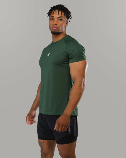 Base Tee - Summit Green - Mens Workout Tee | Alphalete