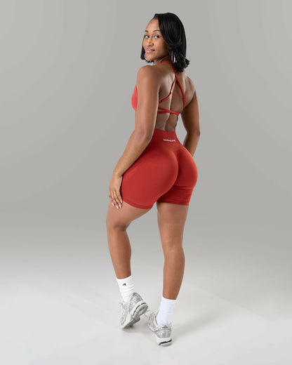 Revive High Rise Short - Brick - Workout Clothes For Women | Alphalete