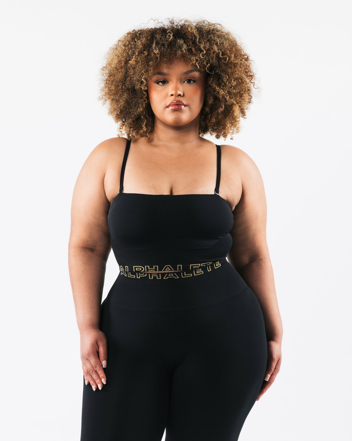 Amplify Gemini Bra - Black SE - Best Sports Bra | Alphalete