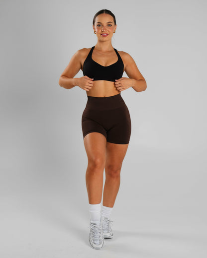 Amplify Ultra-High Rise Short - Espresso | Alphalete