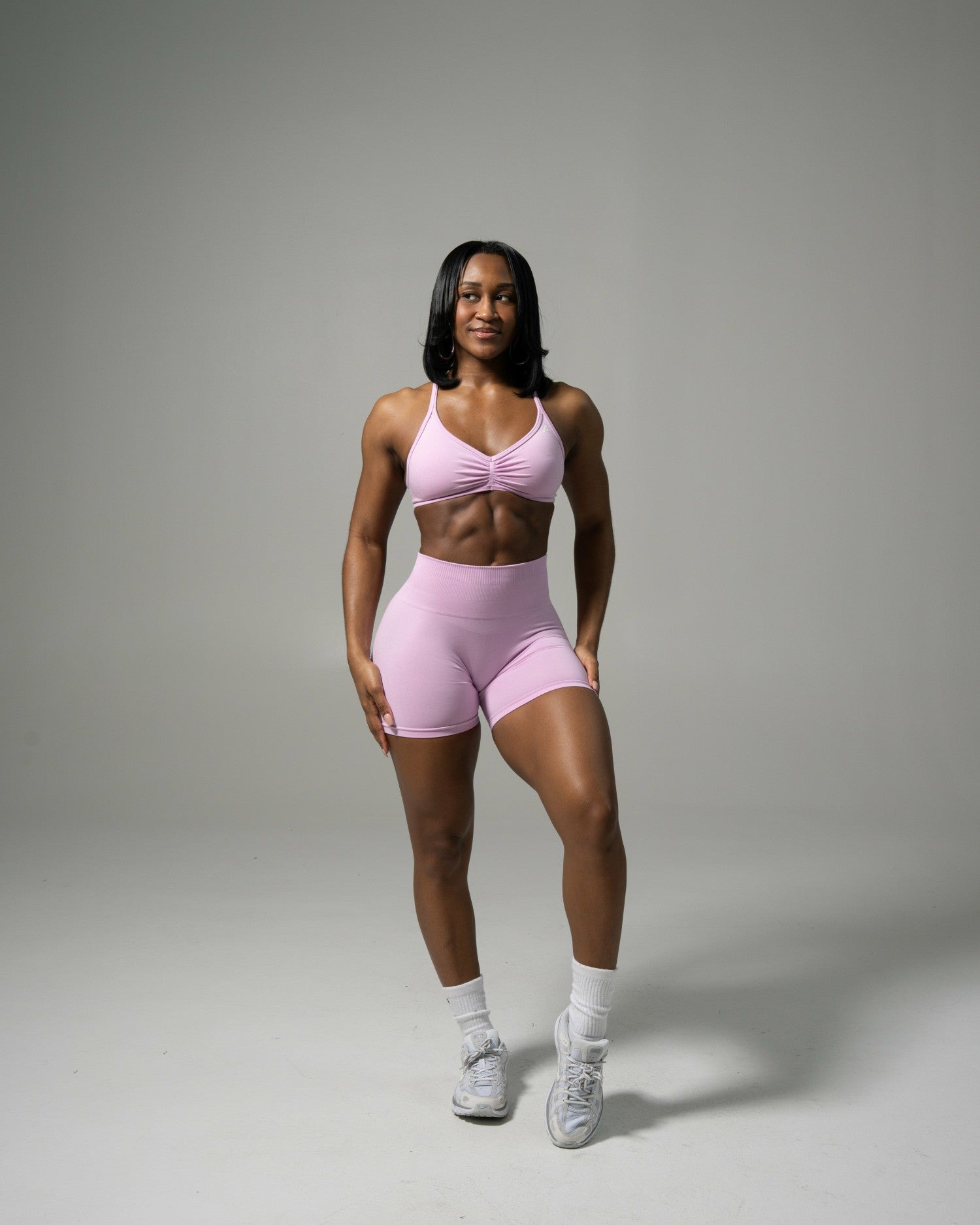 Pump Mid Rise Short - Poise - Workout Clothes For Women | Alphalete