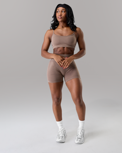 Amplify Ultra-High Rise Short - Mocha | Alphalete
