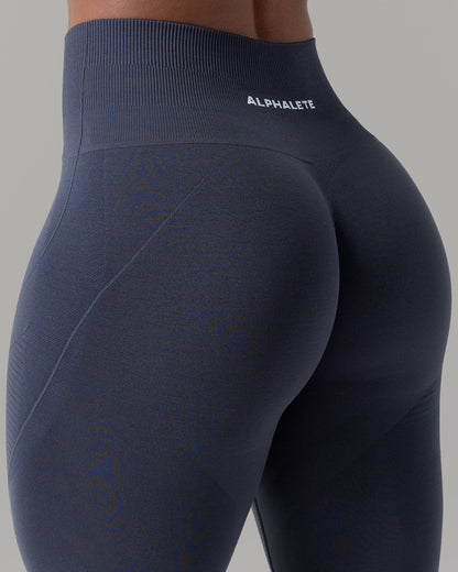 Revive High Rise Legging - Deep Navy | Alphalete