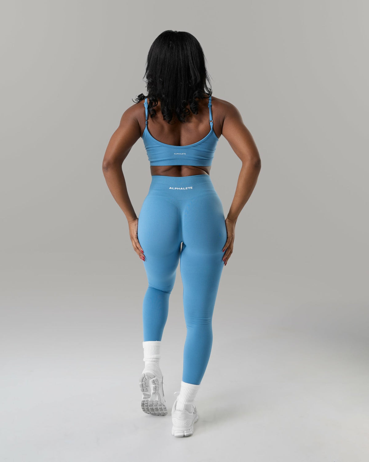 Pump High Rise Legging - Coastal Blue | Alphalete