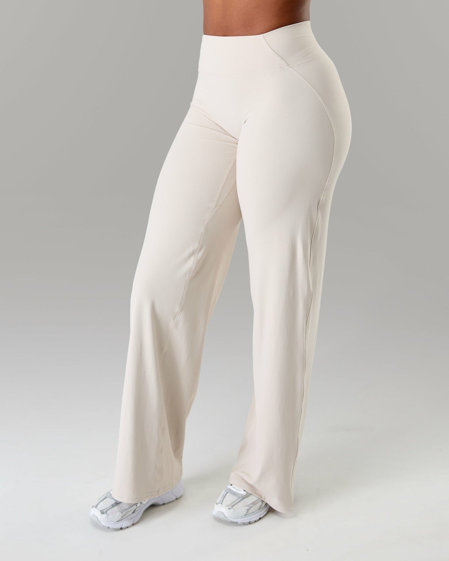 Aura Wide Leg Pant Long - Wheat | Alphalete