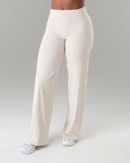 Aura Wide Leg Pant Long - Wheat | Alphalete