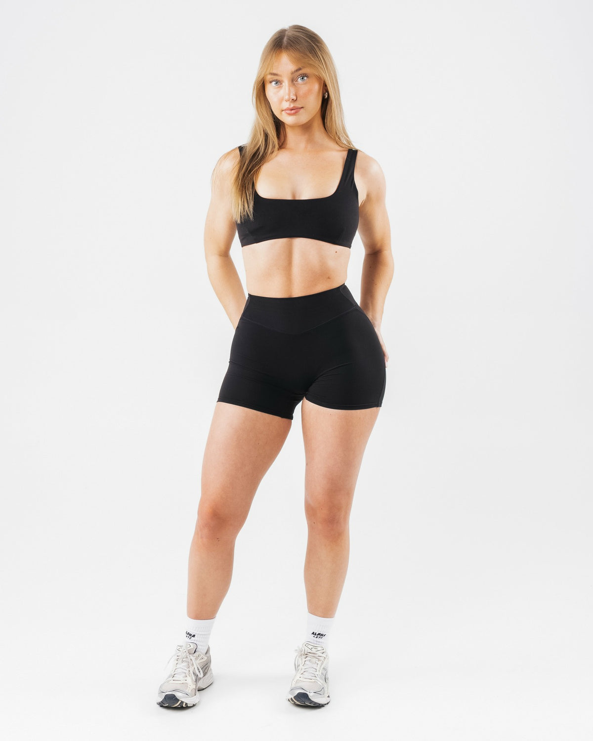 Everyday Core Mid Rise Short - Black | Alphalete