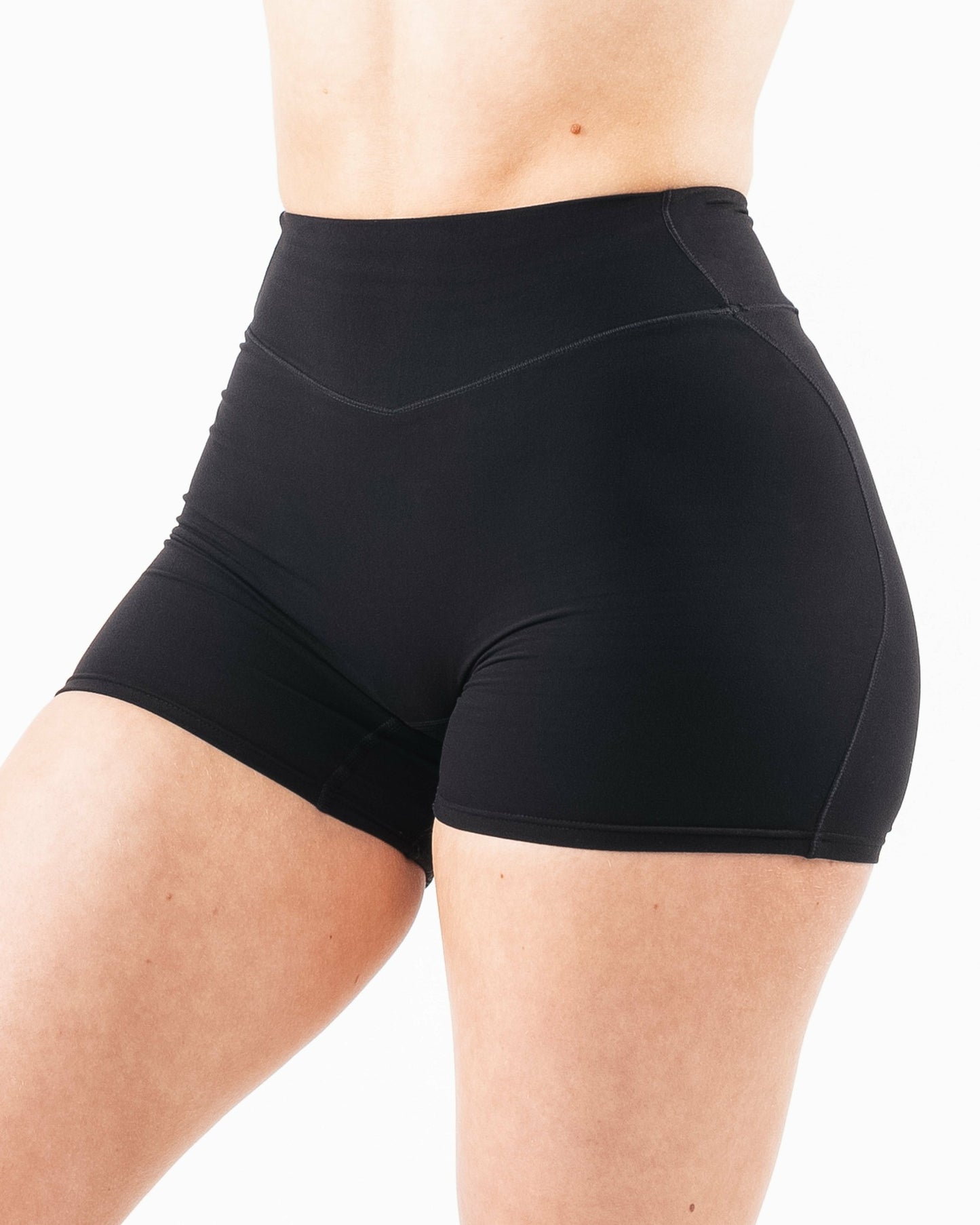 Everyday Core Mid Rise Short - Black | Alphalete