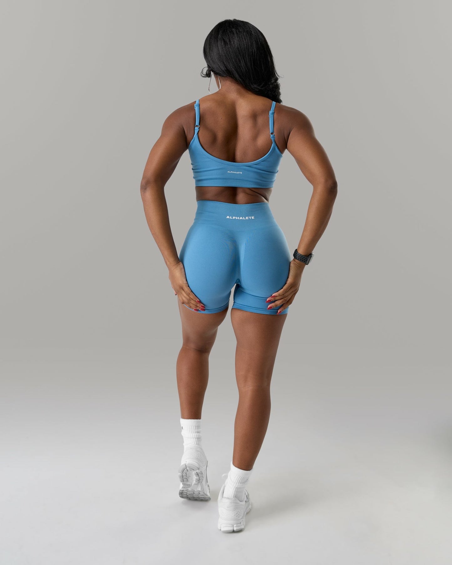 Pump High Rise Short - Coastal Blue | Alphalete