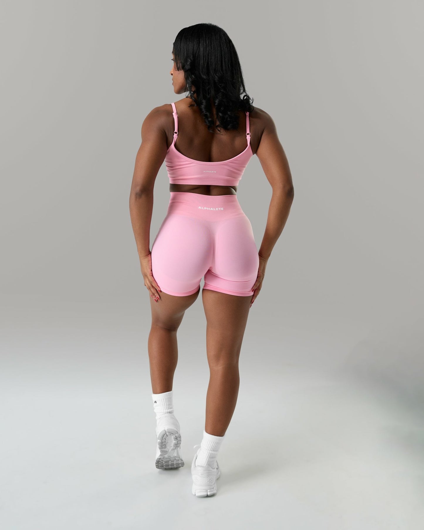 Pump High Rise Short - Rose - Workout Clothes For Women | Alphalete