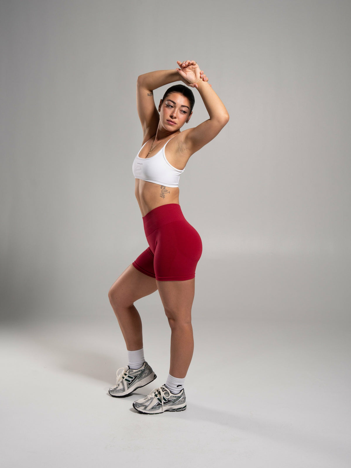 Pump High Rise Short - Scarlet - Workout Clothes For Women | Alphalete