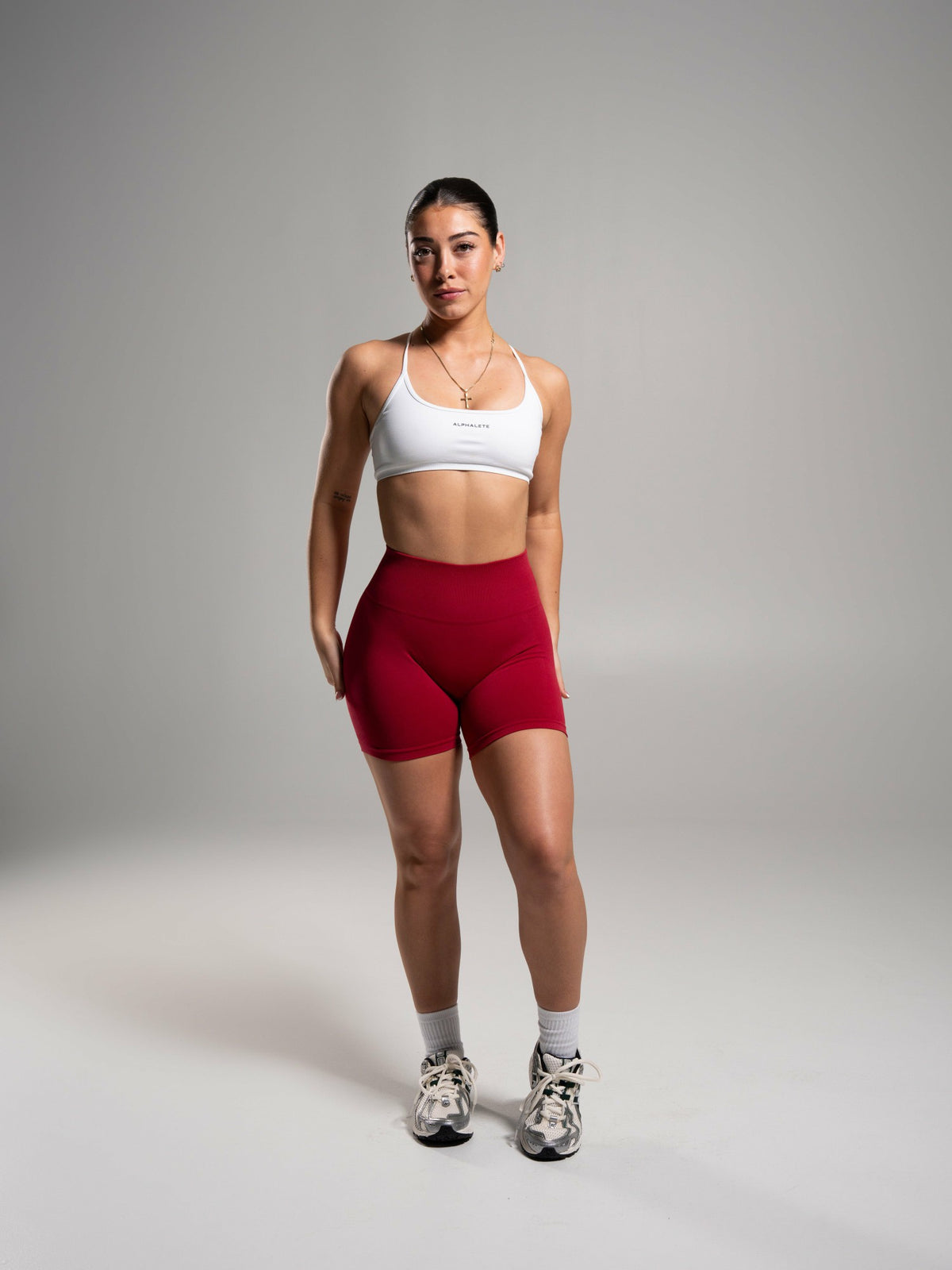 Pump High Rise Short - Scarlet - Workout Clothes For Women | Alphalete