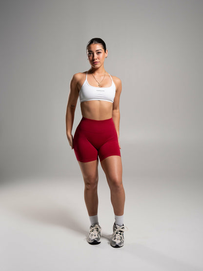 Pump High Rise Short - Scarlet - Workout Clothes For Women | Alphalete