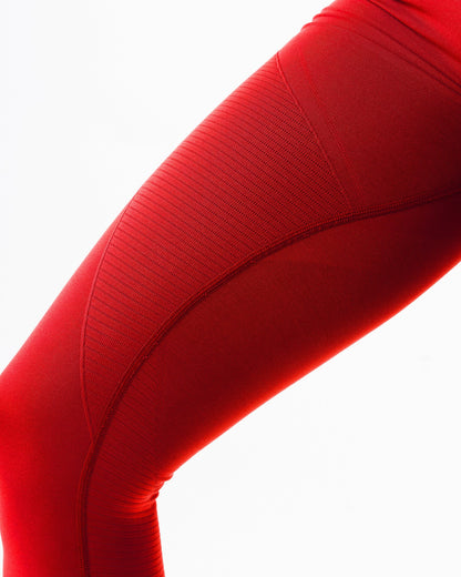 Revive High Rise Legging - Formula Red | Alphalete