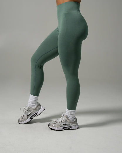 Pump High Rise Legging - Juniper Green | Alphalete
