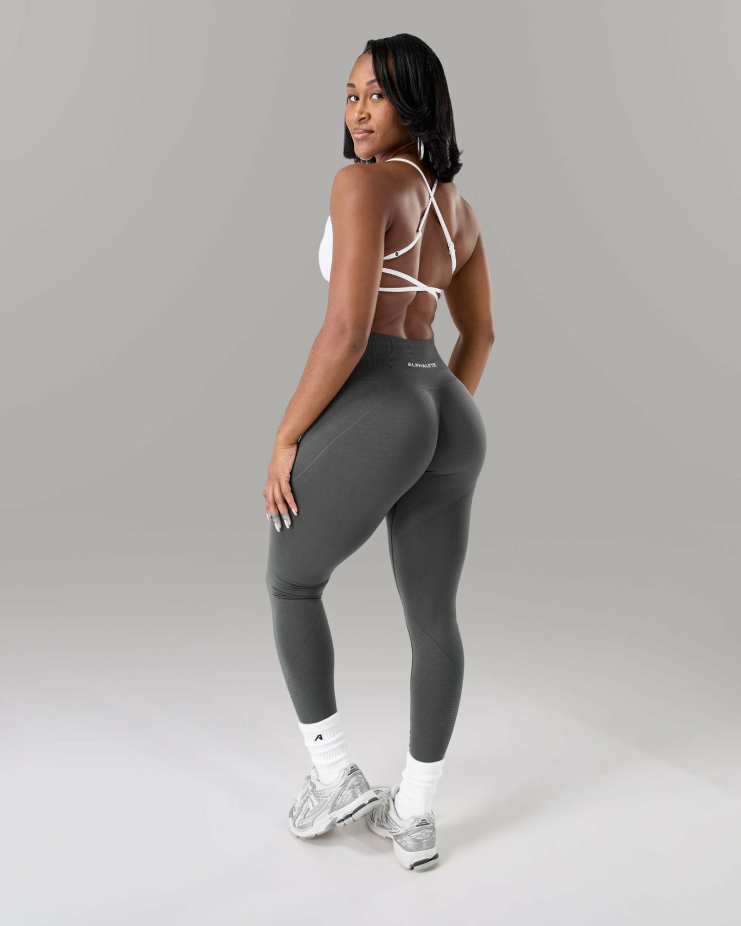 Revive High Rise Legging - Graphite | Alphalete