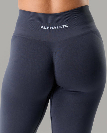 Amplify Ultra-High Rise Flared Pant - Deep Navy | Alphalete