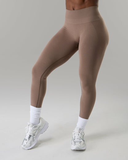 Pump Mid Rise Legging - Mocha | Alphalete