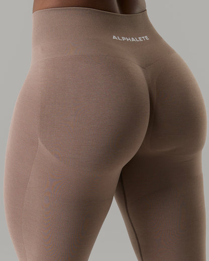 Pump Mid Rise Legging - Mocha | Alphalete