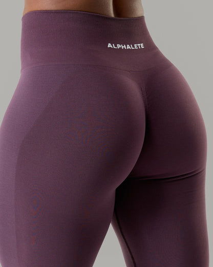 Amplify Ultra-High Rise Legging - Black Garnet | Alphalete
