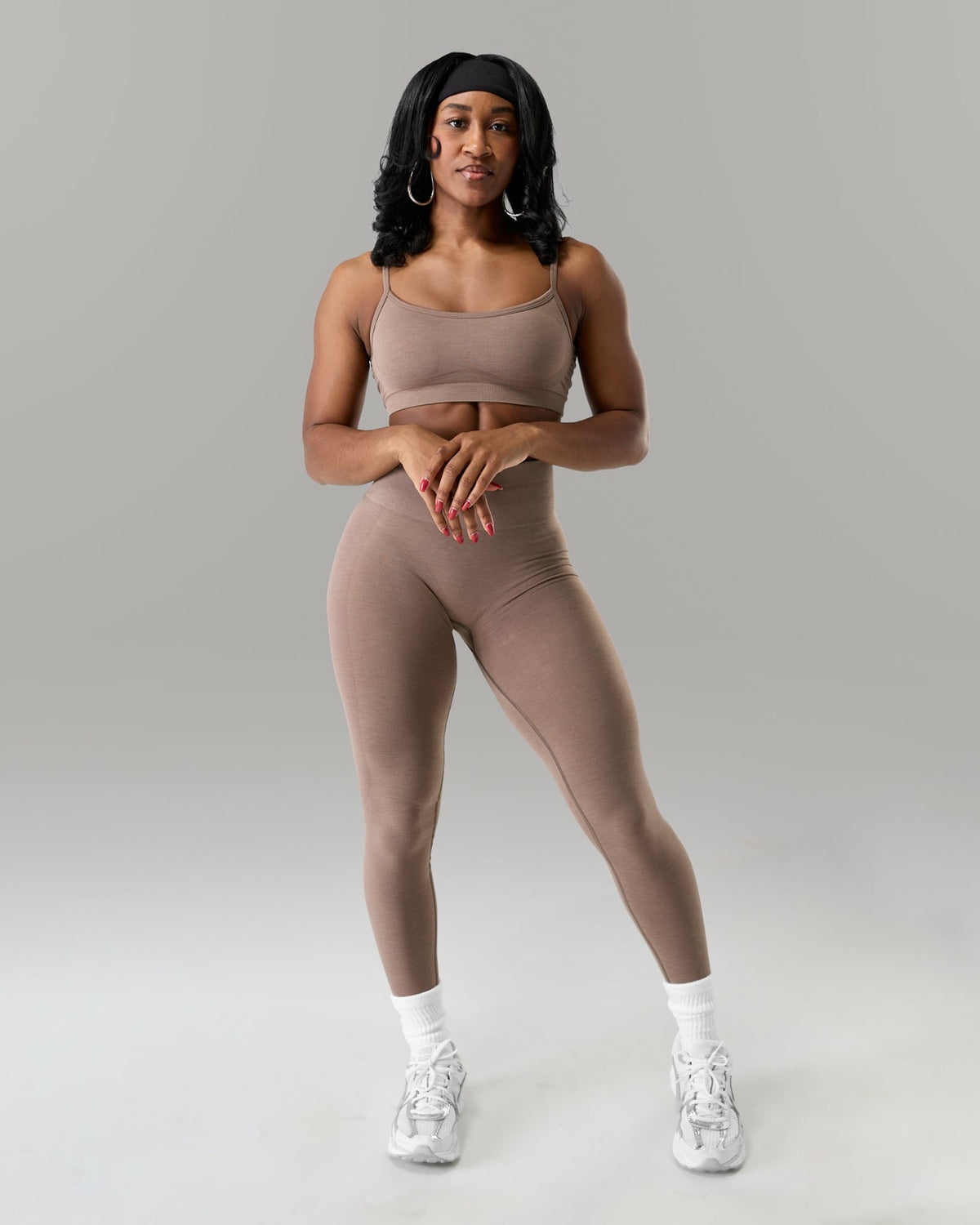 Pump High Rise Legging - Mocha | Alphalete