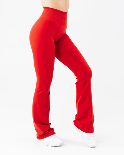 Amplify Ultra-High Rise Flared Pant - Formula Red | Alphalete