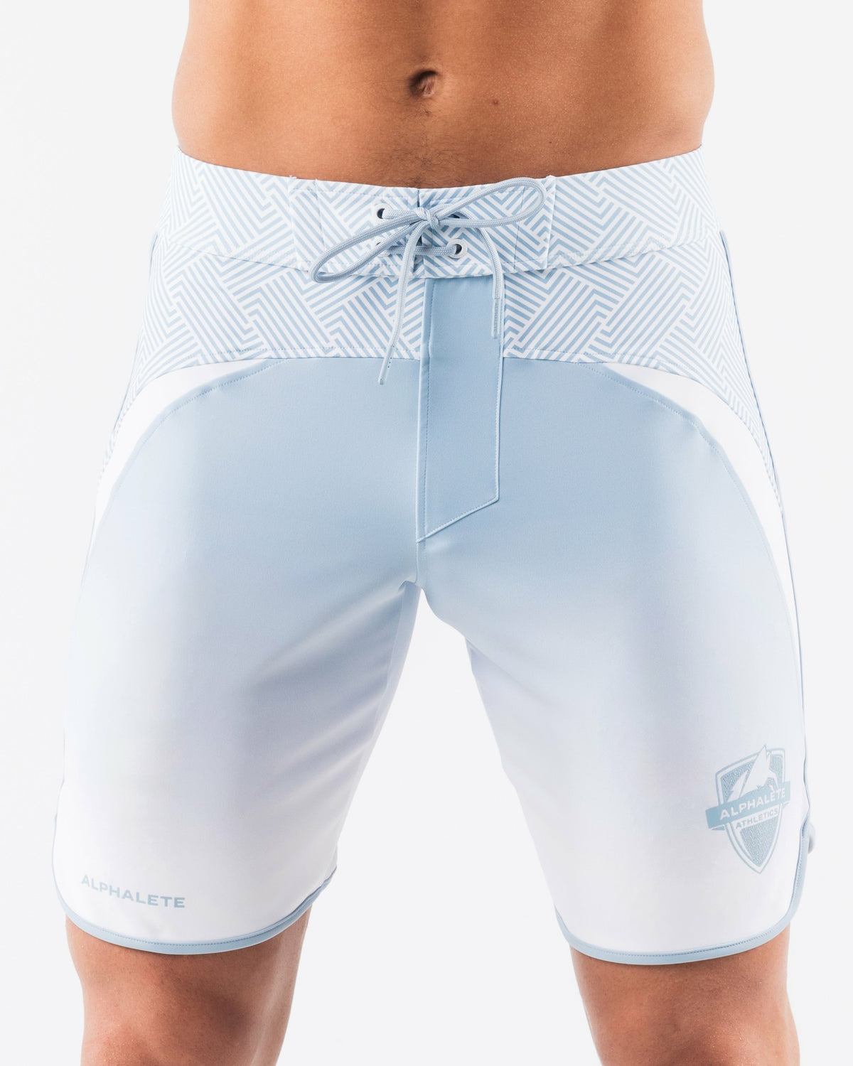 Crescent Boardshort - Sky White - Men's Athletic Shorts | Alphalete