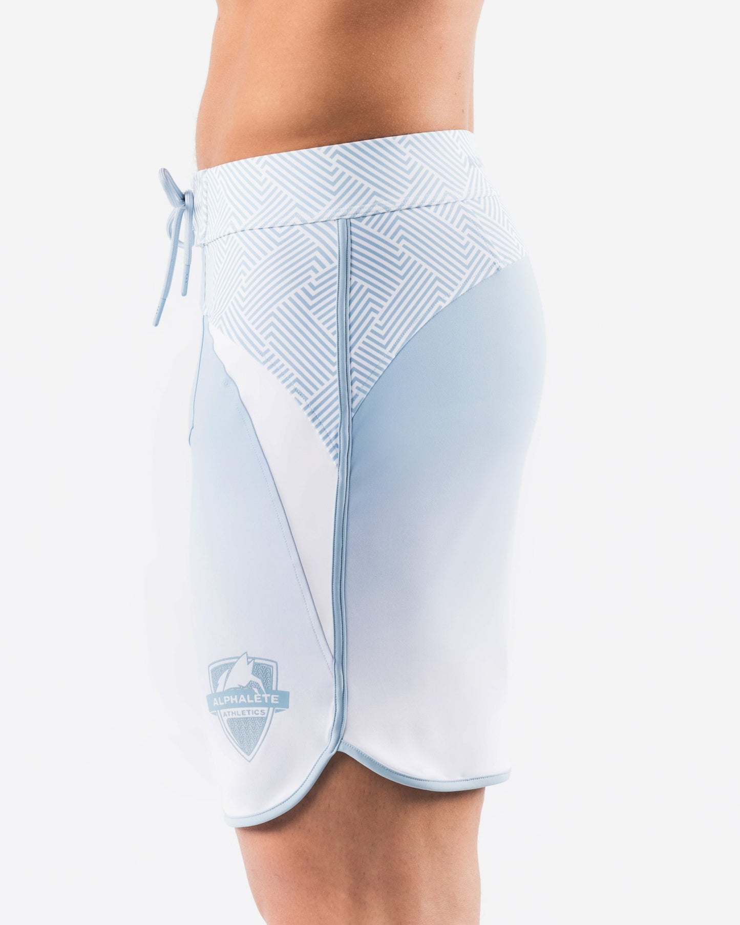 Crescent Boardshort - Sky White - Men's Athletic Shorts | Alphalete