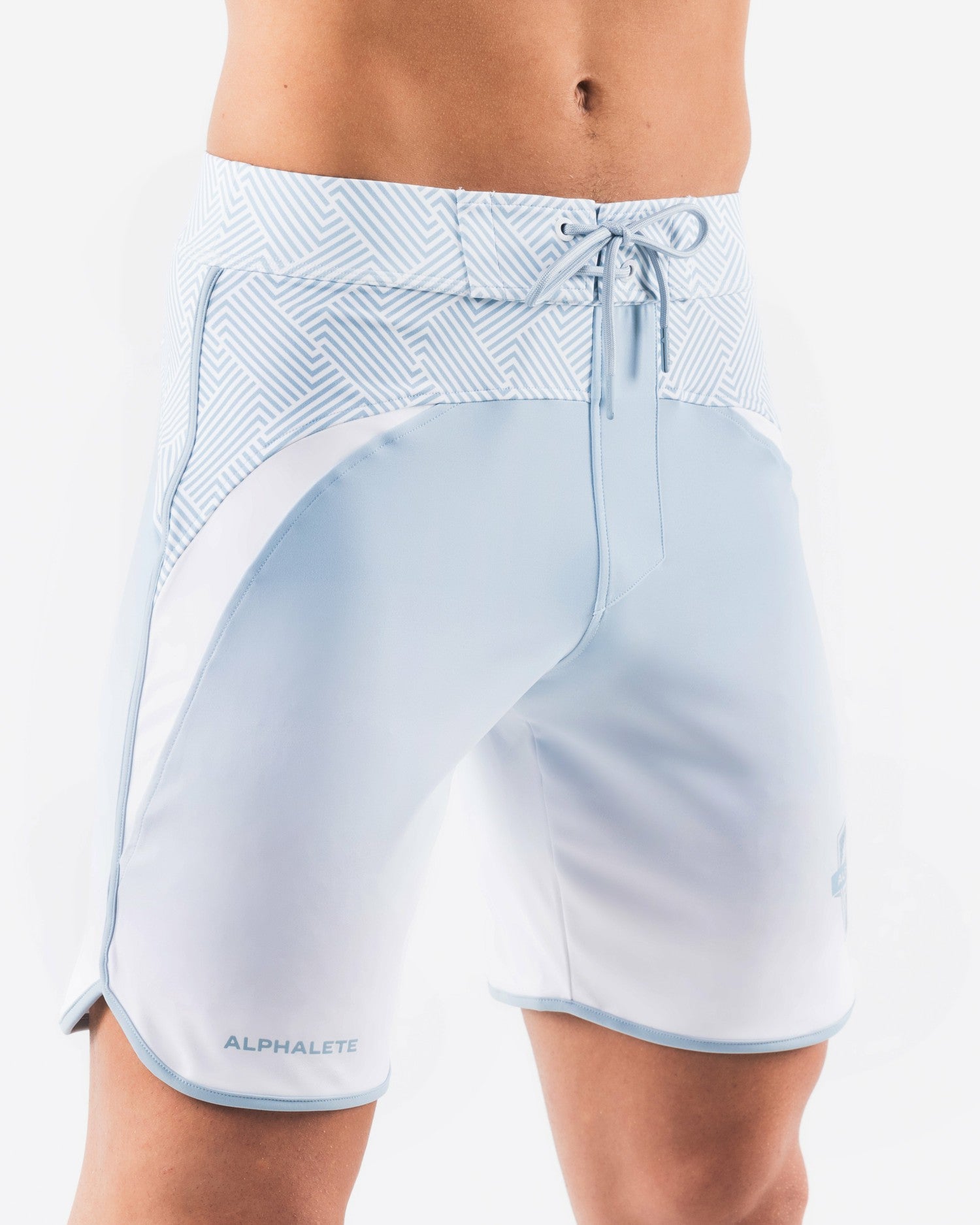 Crescent Boardshort - Sky White - Men's Athletic Shorts | Alphalete