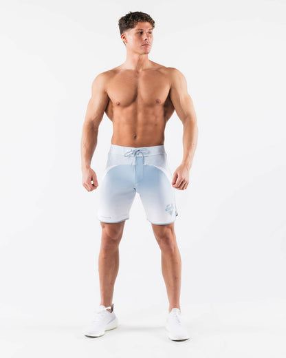 Crescent Boardshort - Sky White - Men's Athletic Shorts | Alphalete