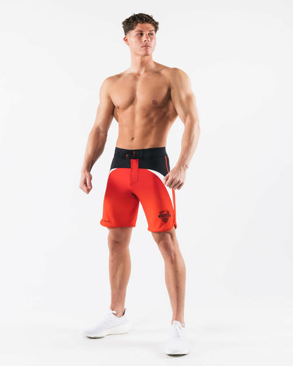 Crescent Boardshort - Crimson Rose - Men's Athletic Shorts | Alphalete