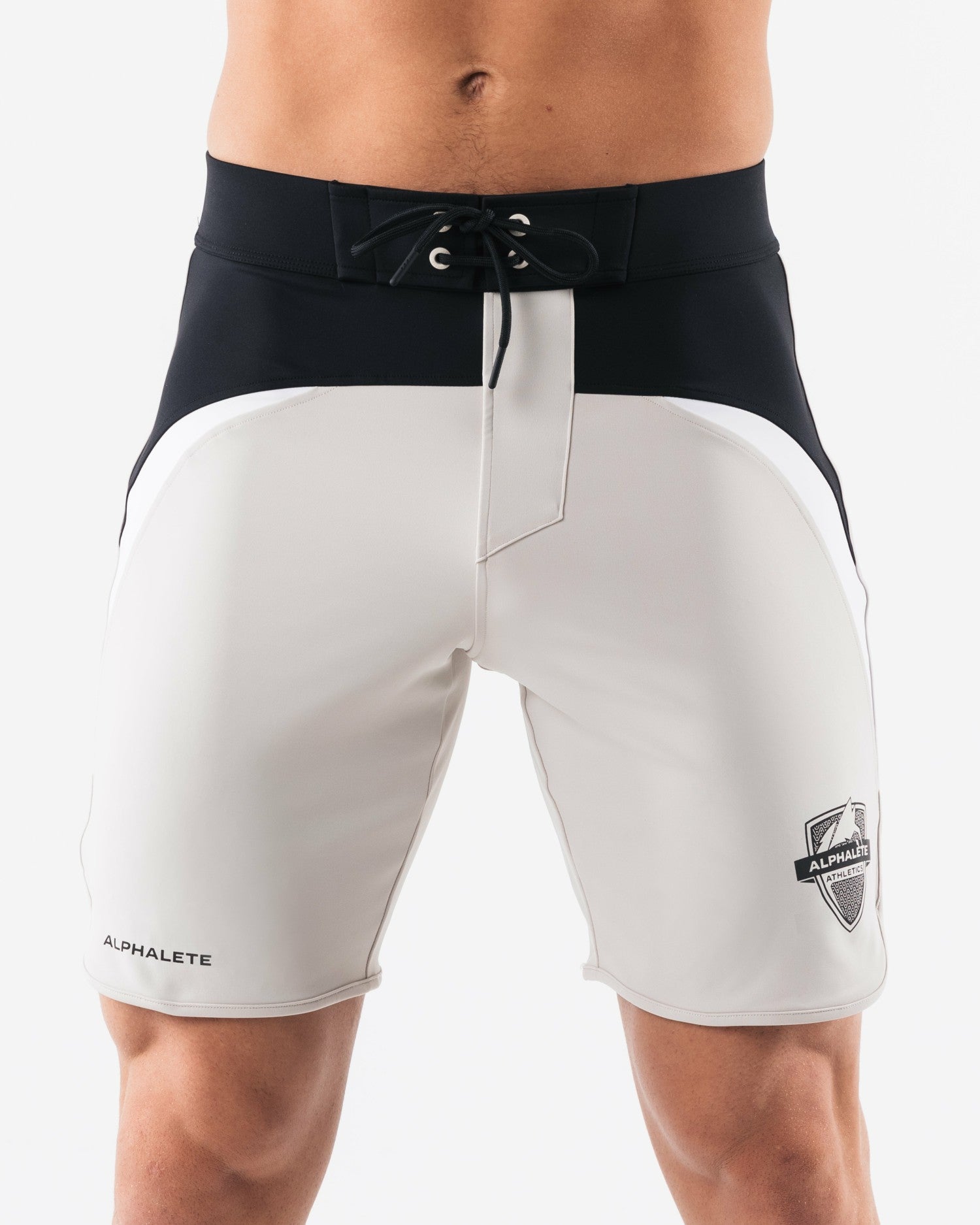 Crescent Boardshort - Black Brandy - Workout Clothes | Alphalete